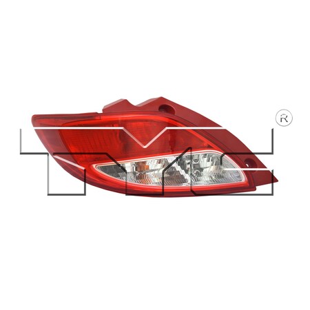 Tyc Tyc Tail Light Assembly, 11-6474-00 11-6474-00